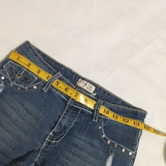 SAZA distressed shorty shorts size 5 - Picture 6 of 7